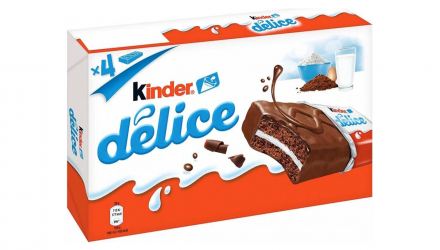 Бісквіт Kinder Delice (4 Тістечка) 156g - Retromagaz, image 1