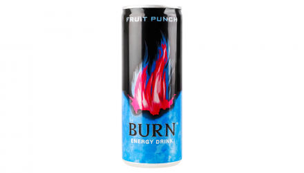 Напій Енергетичний Burn Fruit Punch 250ml - Retromagaz, image 1