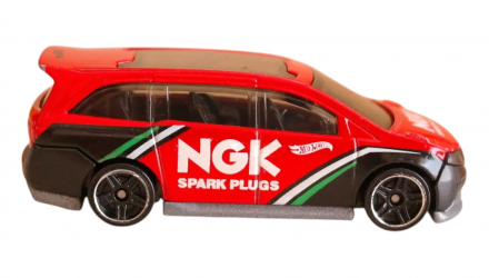 Машинка Базовая Hot Wheels Honda Odyssey NGK Speed Graphics 1:64 DTX63 Red - Retromagaz, image 2