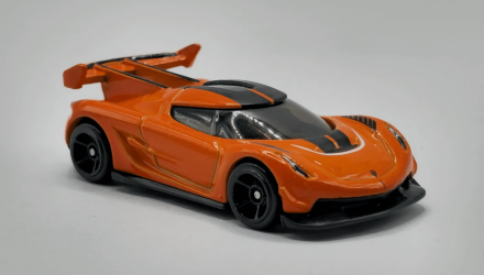 Машинка Базова Hot Wheels 2020 Koenigsegg Jesko Exotics 1:64 HTF07 Orange - Retromagaz, image 1