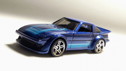 Машинка Базова Hot Wheels Mazda RX-7 J-Imports 1:64 HCV76 Blue - Retromagaz, image 2