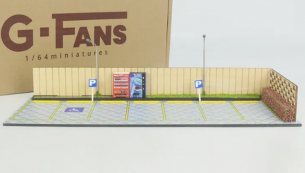 Диорама G-Fans Diorama Garden Parking 1:64 710029 Black - Retromagaz, image 4