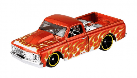 Машинка Базова Hot Wheels '67 Chevy C10 Flames 1:64 FYC44 Orange - Retromagaz, image 2