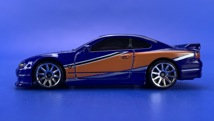 Тематическая Машинка Hot Wheels Nissan Silvia (S15) Fast & Furious 1:64 HNR93 Blue - Retromagaz, image 4