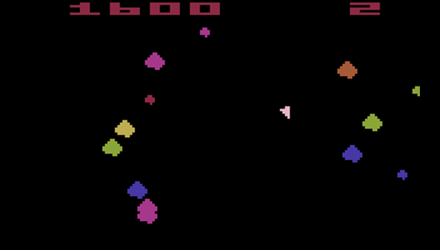 Гра Atari 2600 Asteroids Black Б/У - Retromagaz, image 1