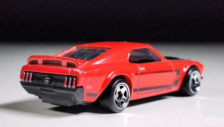 Тематична Машинка Hot Wheels '69 Ford Mustang Boss 302 Mustang 60th 1:64 JBY51 Red - Retromagaz, image 3
