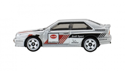 Тематична Машинка Hot Wheels '87 Audi quattro Rally Champs 1:64 JKX61 Silver - Retromagaz, image 3