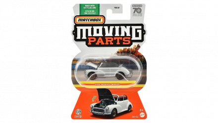 Тематическая Машинка Matchbox Morris Minor 70th Special Edition Moving Parts 1:64 FWD28/HLG35 Silver - Retromagaz, image 1