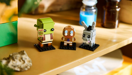 Конструктор Lego Shrek, Donkey & Gingy Figures BrickHeadz 40923 Новый - Retromagaz, image 5