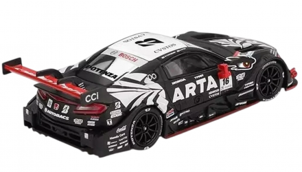 Машинка Premium MINI GT Honda NSX-GT "Type S" GT500 #16 "ARTA MUGEN NSX-GT " ARTA 2023 SUPER GT Series 1:64 MGT00787-BL Red - Retromagaz, image 4