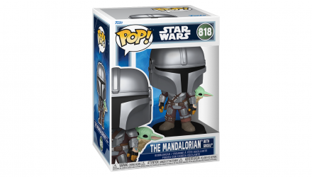 Фігурка FUNKO POP! Зоряні Війни Мандалорець з Ґроґу Star Wars The Mandalorian with Grogu 112mm 818 90443 - Retromagaz, image 1