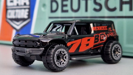 Машинка Базовая Hot Wheels Ford Bronco R Hot Trucks 1:64 HKJ04 Black - Retromagaz, image 6