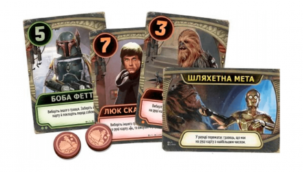 Настольная Игра Lord Of Boards Звездные войны: Дворец Джаббы – Письма влюбленных (Star Wars: Jabba's Palace - A Love Letter Game) Новый - Retromagaz, image 2