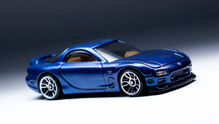 Машинка Базова Hot Wheels '95 Mazda RX-7 Then and Now 1:64 DTW90 Dark Blue - Retromagaz, image 5