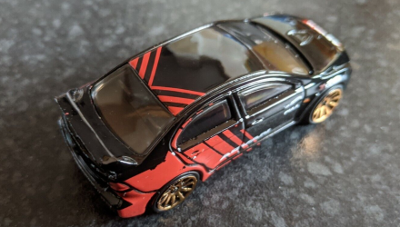 Машинка Базовая Hot Wheels 2008 Lancer Evolution Advan Speed Graphics 1:64 GHC82 Black - Retromagaz, image 3