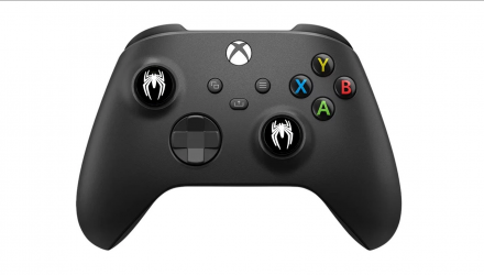 Накладки на Стики 2шт RMC Spider-Man PlayStation 5 4 3 2 1 Xbox Series One 360 Switch 2 Black White - Retromagaz, image 3