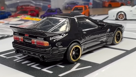 Машинка Premium Hot Wheels Mazda RX7 FC Pandem Chase AutoStrasse 1:64 HCK20 Black - Retromagaz, image 4