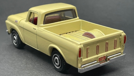 Тематическая Машинка Matchbox 1963 Ford F-100 Moving Parts 1:64 FWD28/HLG02 Tan - Retromagaz, image 3