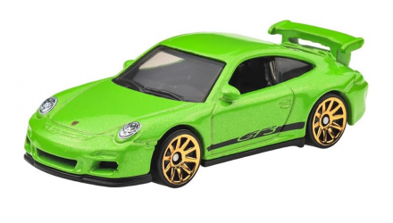 Машинка Базова 5шт Hot Wheels Porsche 911 GT3 RS / Chevrolet Impala SS / Dodge Charger R/T / Nissan Silvia (S13) / Plymouth Barracuda Fast & Furious 1:64 JDR19 Green - Retromagaz, image 5