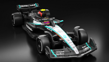 Машинка Premium Hot Wheels Mercedes-AMG PETRONAS Formula One Team (#44) Formula One 1:64 JBM16 Black - Retromagaz, image 1