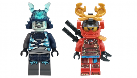 Конструктор Lego Фигурка Samurai X vs Grimfax Metal Box Ninjago l0002215 Новый - Retromagaz, image 1