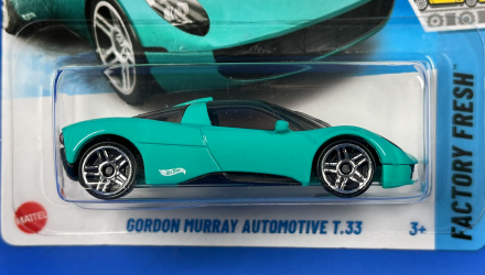 Машинка Базова Hot Wheels Gordon Murray Automotive T.33 Factory Fresh 1:64 JBB70 Teal - Retromagaz, image 1
