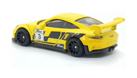 Тематическая Машинка Hot Wheels Porsche Porsche 911 GT3 RS Gran Turismo 1:64 HRV65 Yellow - Retromagaz, image 4