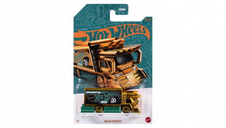 Тематична Машинка Hot Wheels Raijin Express Green and Gold 1:64 HVX03 Gold - Retromagaz, image 1