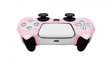 Чохол Силіконовий Geekshare PlayStation 5 Kitty + Touch Pad Sticker Pink Новий - Retromagaz, image 3