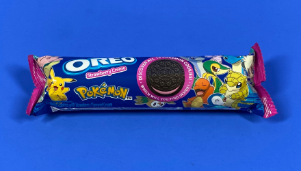 Печиво Oreo Pokemon Strawberry Creme 119.6g - Retromagaz, image 1