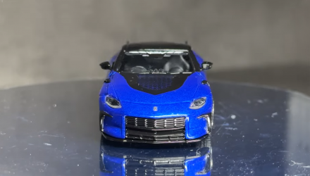 Машинка Premium Tarmac Works Nissan VeilSide FFZ400 Fairlady Z Blue GLOBAL64 1:64 T64G-074-BL Blue - Retromagaz, image 4