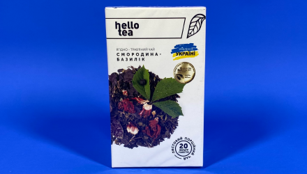 Чай Пакетированный Травяной, Фруктовый Hello Tea Смородина Базилик 40g - Retromagaz, image 4