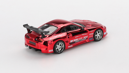 Машинка Premium MINI GT Toyota Supra (A80) Top Secret GT-300  Top Secret 1:64 MGT01132-CH Red - Retromagaz, image 2