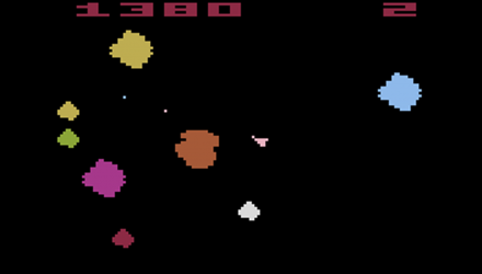 Гра Atari 2600 Asteroids Black Б/У - Retromagaz, image 4