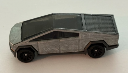 Тематическая Машинка Matchbox Tesla Cybertruck Moving Parts 1:64 JBW54 Grey - Retromagaz, image 1