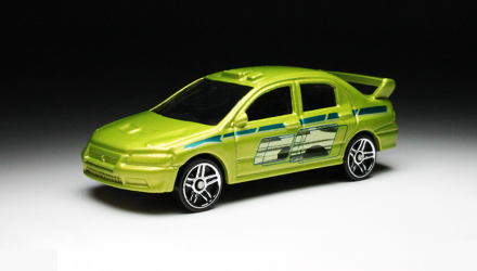 Тематична Машинка Hot Wheels Mitsubishi Lancer Evolution 7 VII Fast & Furious 1:64 FYY56 Green - Retromagaz, image 2