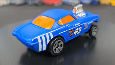 Машинка Базова Hot Wheels Volvo P1800 Gasser Reverse Rake 1:64 HTB92 Blue - Retromagaz, image 3