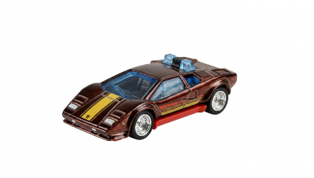 Тематическая Машинка Hot Wheels Lamborghini Countach Pace Car The Hot Ones 1:64 JKX52 Brown - Retromagaz, image 5