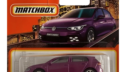 Машинка Большой Город Matchbox 2021 VW Golf GTE Metro 1:64 HVK97/HVN25 Purple - Retromagaz, image 1