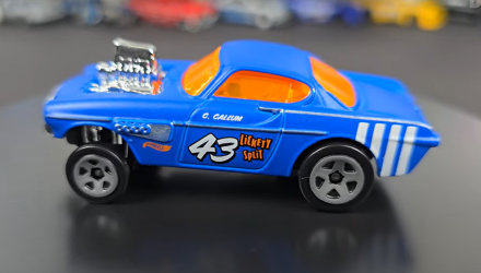 Машинка Базова Hot Wheels Volvo P1800 Gasser Reverse Rake 1:64 HTB92 Blue - Retromagaz, image 4