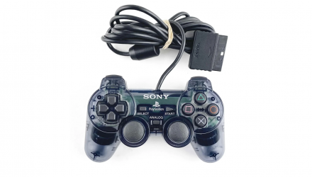 Геймпад Проводной Sony PlayStation 2 SCPH-10010 DualShock 2 Smoke Clear Grey Б/У - Retromagaz, image 3