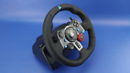 Набор Руль Logitech PlayStation 4 G29 Black Новый  + Игра Sony Gran Turismo 7 Русская Озвучка - Retromagaz, image 3