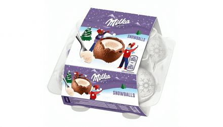 Шоколад Молочный Milka Snow Balls с Кремом 112g - Retromagaz, image 2