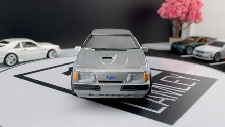 Машинка Premium Hot Wheels '84 Mustang SVO Power Trip 1:64 JKF31 Silver - Retromagaz, image 4