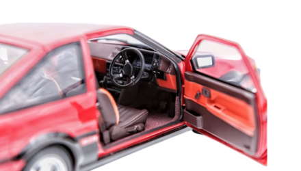 Машинка Premium Tarmac Works Toyota Sprinter Trueno (AE86) J Collection 1:64 Red Black - Retromagaz, image 4