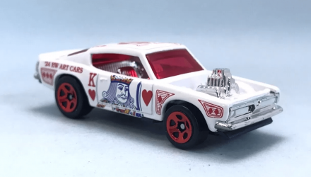 Тематическая Машинка Hot Wheels King Kuda Art Cars 1:64 HTB77 White - Retromagaz, image 3