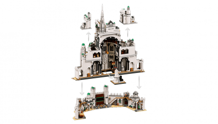Конструктор Lego The Lord of the Rings: Minas Tirith Володарь Перснів Мінас Тіріт Icons 11377 Новий - Retromagaz, image 7
