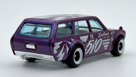 Машинка Базова Hot Wheels Datsun Bluebird Wagon (510) Wagons 1:64 HKH72 Purple - Retromagaz, image 3