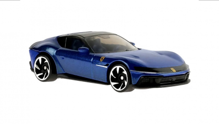 Машинка Базовая Hot Wheels Ferrari 12Cilindri Ferrari 1:64 JJL37 Blue - Retromagaz, image 4
