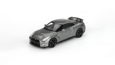 Машинка Premium MINI GT NISSAN GT-R 2013 1:64 MGT01089 Grey - Retromagaz, image 1
